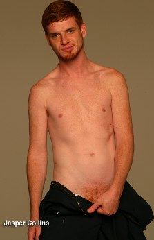 Red-headed Jasper Colins - bareback porn star