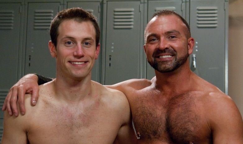 Kyle Quinn and Josh West shirtless