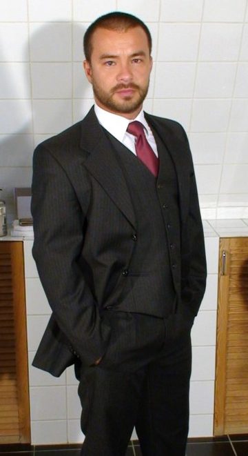 Sebasian is a hot bearded fucker in a suit and tie