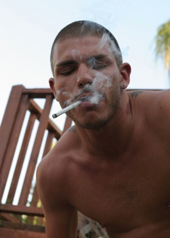 Tristan Matthews smoking