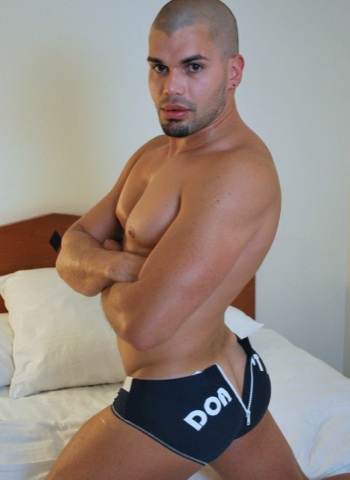 Diego Catalan teasing with his beefy ass crack