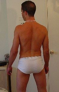 Hot guy shows his briefs