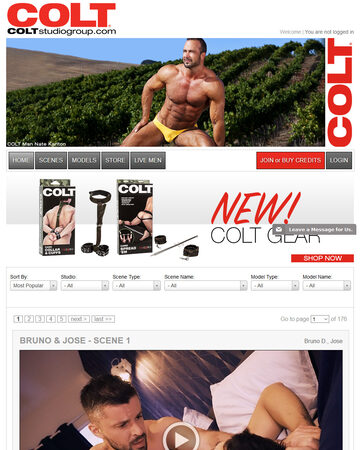 Screenshot of Colt Studio Group