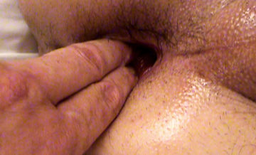 Willing hole takes two fingers in right hole