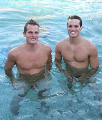 Hot jock twin brothers naked