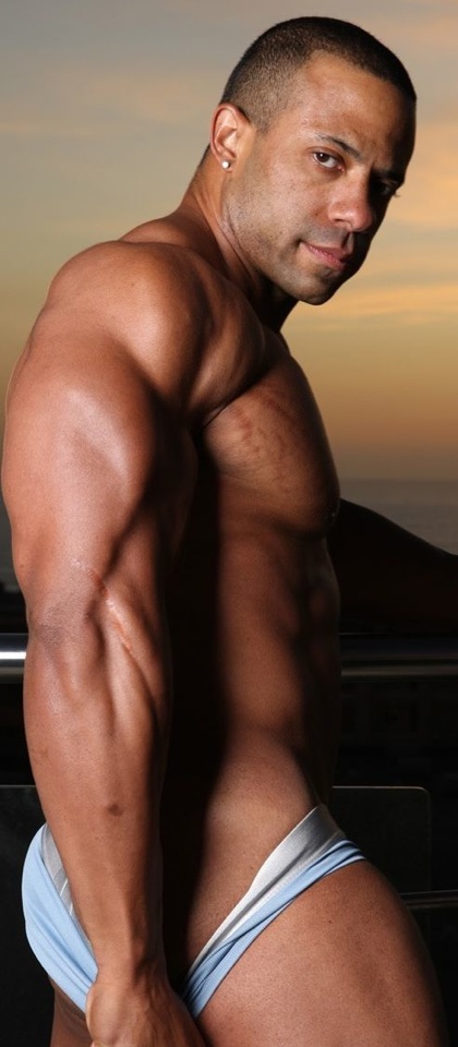Sexy hunk teases us one last time. 