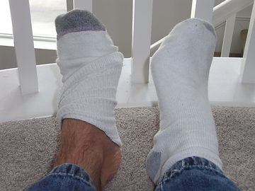 Jeffy hairy feet in socks