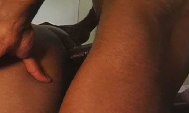 Thick Black cock fucking ass